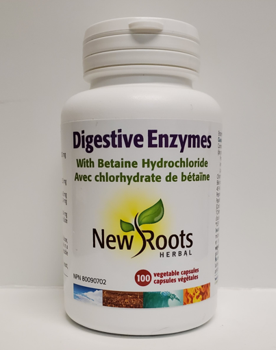 Picture of NEW ROOTS HERBAL DIGESTIVE ENZYMES VEGETABLE CAPSULES 100S