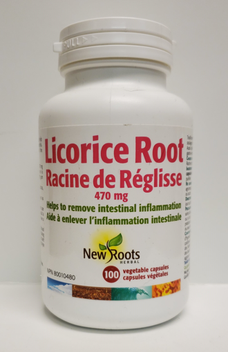 Picture of NEW ROOTS HERBAL LICORICE ROOT 470MG VEGETABLE CAPSULES 100S