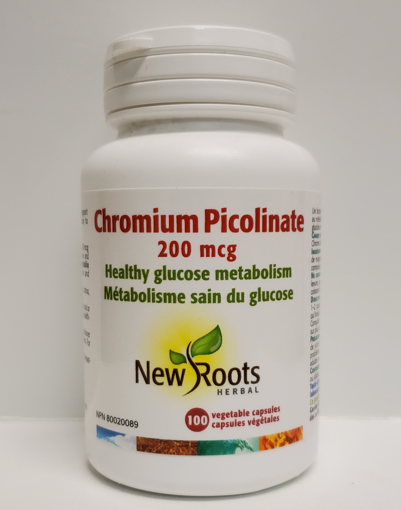Picture of NEW ROOTS HERBAL CHROMIUM PICOLINATE VEGETABLE CAPSULES 100S