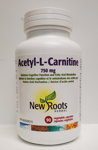 Picture of NEW ROOTS HERBAL ACETYL-L-CARNITINE VEGETABLE CAPSULES 90S