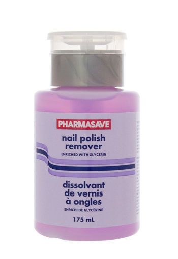 Picture of PHARMASAVE NAIL POLISH REMOVER WITH GLYCERIN PUMP 175ML                    