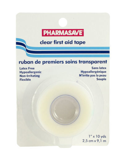 Picture of PHARMASAVE FIRST AID TAPE - CLEAR 1IN X 10YDS                              