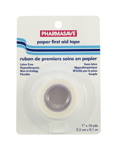 Picture of PHARMASAVE FIRST AID TAPE - PAPER 1IN X 10YDS                              