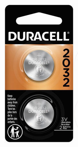 Picture of DURACELL LITHIUM COIN BATTERY - BITTER COATING 2032 2S
