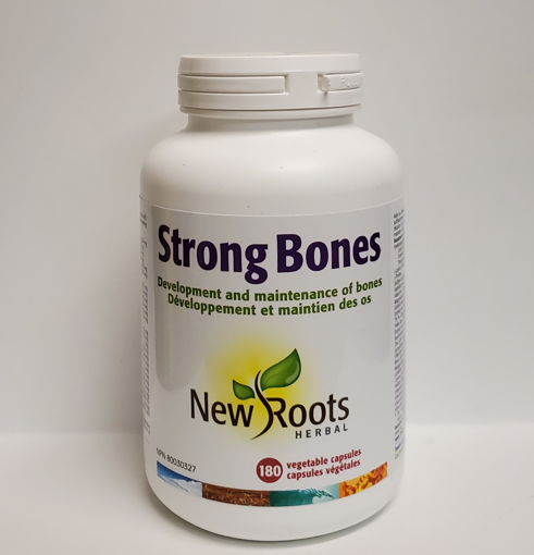 Picture of NEW ROOTS HERBAL STRONG BONES VEGETABLE CAPSULES 180S                       