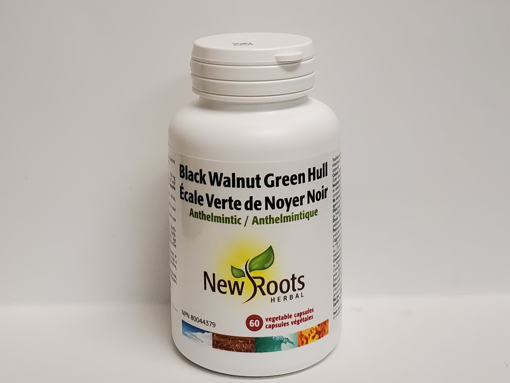Picture of NEW ROOTS HERBAL BLACK WALNUT GREEN HULL VEGETABLE CAPSULES 60S