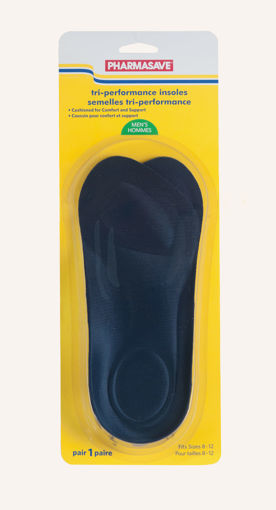 Picture of PHARMASAVE TRI PERFORMANCE INSOLES - MENS 1PR                              