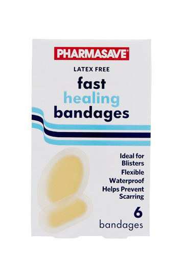 Picture of PHARMASAVE BANDAGE - FAST HEALING 6S                                       