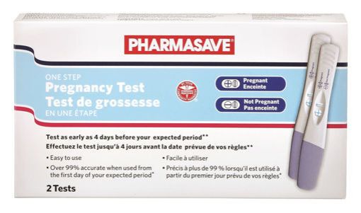 Picture of PHARMASAVE ONE STEP PREGNANCY TEST 2S                                      