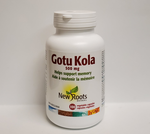 Picture of NEW ROOTS HERBAL - GOTU KOLA 500MG VEGETABLE CAPSULES 100S          