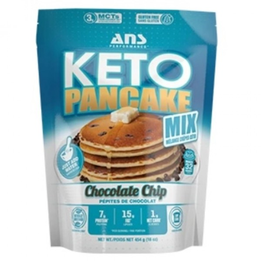 Picture of ANS PERFORMANCE KETO PANCAKE  MIX - CHOCOLATE CHIP 454GR