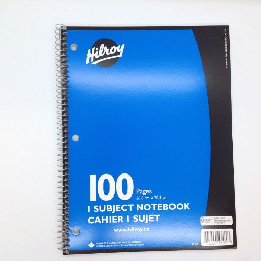 Picture of HILROY 1 SUBJECT NOTEBOOK 100PG                      