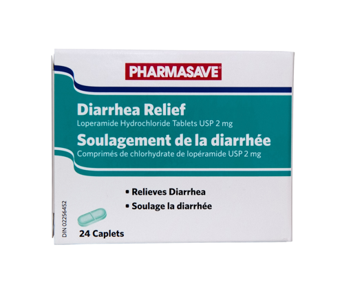Picture of PHARMASAVE DIARRHEA RELIEF 2MG CAPLET 24S                                  