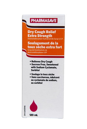 Picture of PHARMASAVE DRY COUGH RELIEF - EXTRA STRENGTH 120ML                         