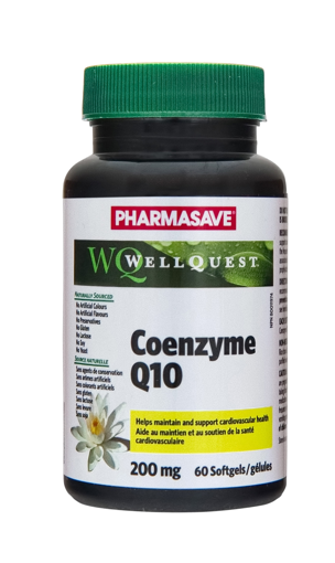 Picture of PHARMASAVE WELLQUEST COENZYME Q10 - SOFTGEL 200MG 60S                      
