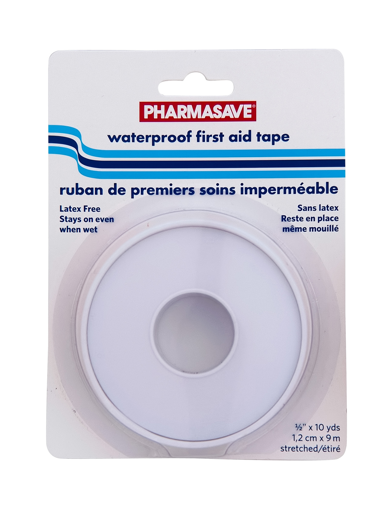 Picture of PHARMASAVE ADHESIVE WATERPROOF TAPE 1/2"X10YDS                             