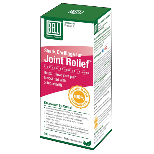 Picture of BELL SHARK CARTILAGE FOR JOINT RELIEF - VEGETABLE CAPSULES 100S