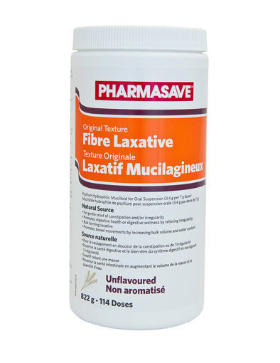 Picture of PHARMASAVE FIBRE LAXATIVE ORIGINAL - UNFLAVOURED POWDER 822GR              