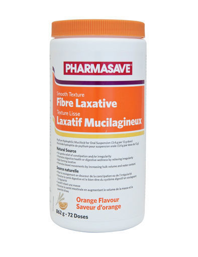 Picture of PHARMASAVE FIBRE LAXATIVE SMOOTH - ORANGE POWDER 862GR                     