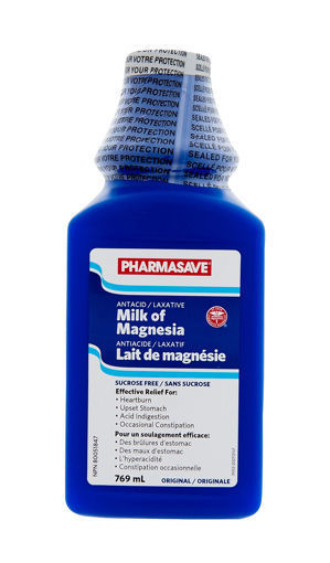 Picture of PHARMASAVE MILK OF MAGNESIA 769ML                                          
