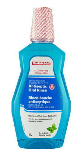 Picture of PHARMASAVE ANTISEPTIC ORAL RINSE MOUTHWASH 1LT                             