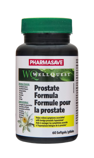Picture of PHARMASAVE WELLQUEST PROSTATE FORMULA 100% PURE SOFTGELS CAPSULE 60S       