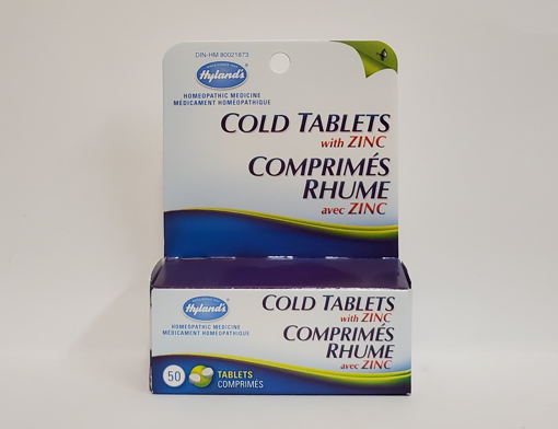 Picture of HYLAND'S COLD TABLETS WITH ZINC 50S        