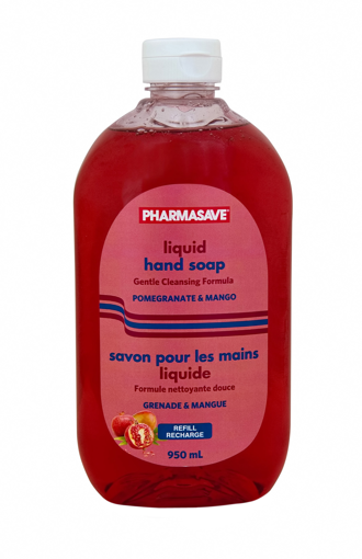 Picture of PHARMASAVE HAND SOAP REFILL - POMEGRANATE MANGO 950ML                      