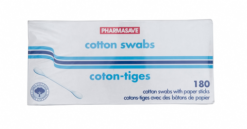 Picture of PHARMASAVE COTTON SWABS 180S                                               