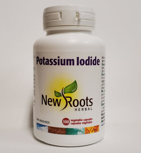 Picture of NEW ROOTS POTASSIUM IODIDE  - VEGETABLE CAPSULES 100S                    