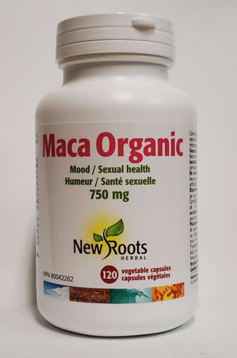 Picture of NEW ROOTS MACA ORGANIC -  VEGETABLE CAPSULES 120S                         