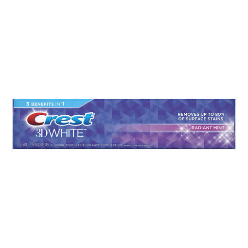 Picture of CREST 3D WHITE TOOTHPASTE - RADIANT MINT 135ML                             