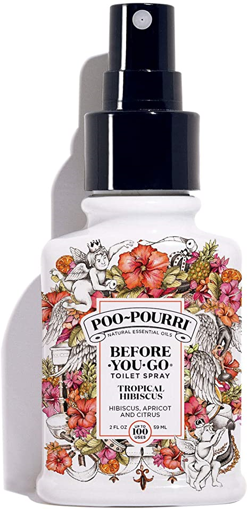 Picture of POO-POURRIE BEFORE YOU GO TOILET SPRAY - TROPICAL HIBISCUS 59ML                 