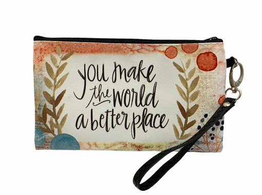 Picture of BROWNLOW GIFT ZIPPERED BAG - A BETTER PLACE 65636                          