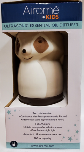 Picture of AIROME KIDS ULTRASONIC ESSENTIAL OIL DIFFUSER - RACCOON                   