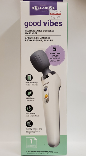 Picture of RELAXUS GOOD VIBES - CORDLESS MASSAGER                      