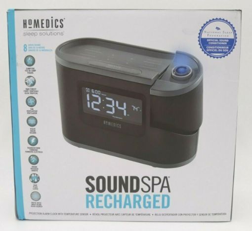 Picture of HOMEDICS SOUNDSPA RECHARGED PROJECTION CLOCK RADIO SS-5080A                