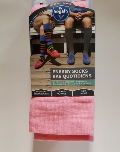 Picture of DR. SEGALS GRADUATED COMPRESSION SOCKS - PINK - SMALL