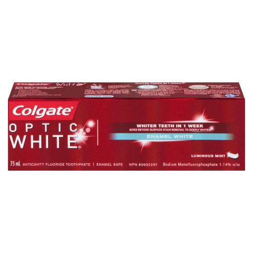 Picture of COLGATE OPTIC WHITE ENAMEL TOOTHPASTE 75ML                                 