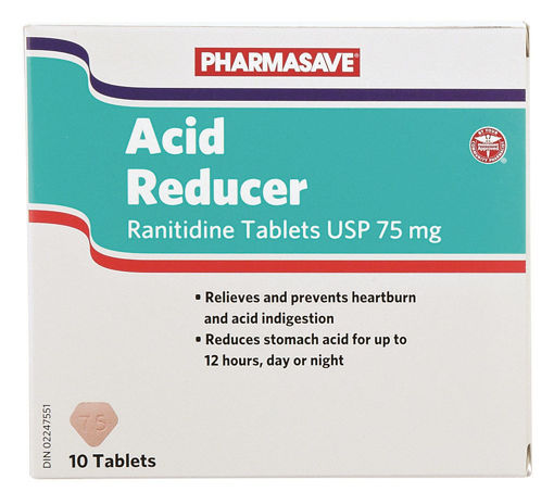 Picture of PHARMASAVE ACID REDUCER 75MG 10S                                           