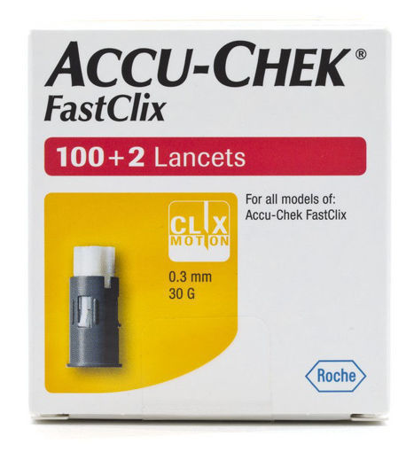 Picture of ACCU CHEK FASTCLIX LANCETS 102S                                            