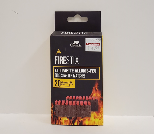 Picture of OLYMPIA FIRESTIX - FIRE STARTER MATCHES 20S                     