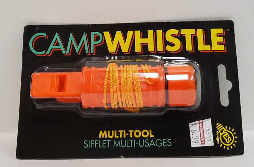 Picture of GIFTCRAFT SURVIVAL WHISTLE 5-IN-1 TOOL - ITEM#471499                       