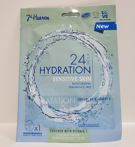 Picture of 7TH HEAVEN 24 HOUR HYDRATION SHEET MASK - SENSITIVE SKIN                   