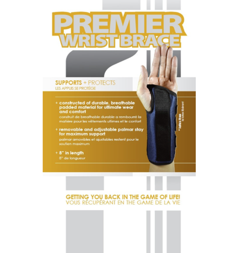 Picture of MKO PREMIER PLUS WRIST BRACE - LEFT HAND - SIZE SMALL       