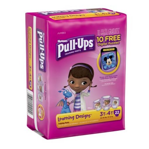 Picture of HUGGIES PULL-UPS LEARNING DESIGNS GIRL 3/4T JUMBO 22S                      