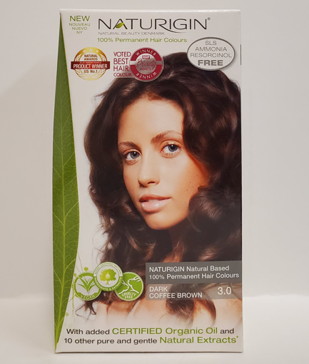 Picture of NATURIGIN HAIR COLOUR - DARK COFFEE BROWN 115ML                            