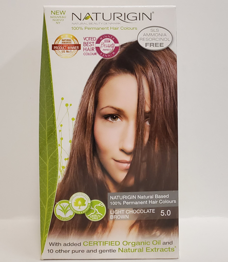 Picture of NATURIGIN HAIR COLOUR - LIGHT CHOCOLATE BROWN 115ML                        