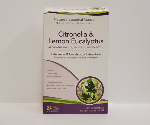 Picture of NATURE'S ESSENTIAL GARDEN AROMATHERAPY PATCH -  CITRONELLA and LEMON EUCALYPTUS 24S