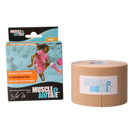 Picture of MUSCLE AID KINESIOLOGY TAPE - BEIGE - CUT TO ANY DESIRED LENGTH 2INX16.4FT                  